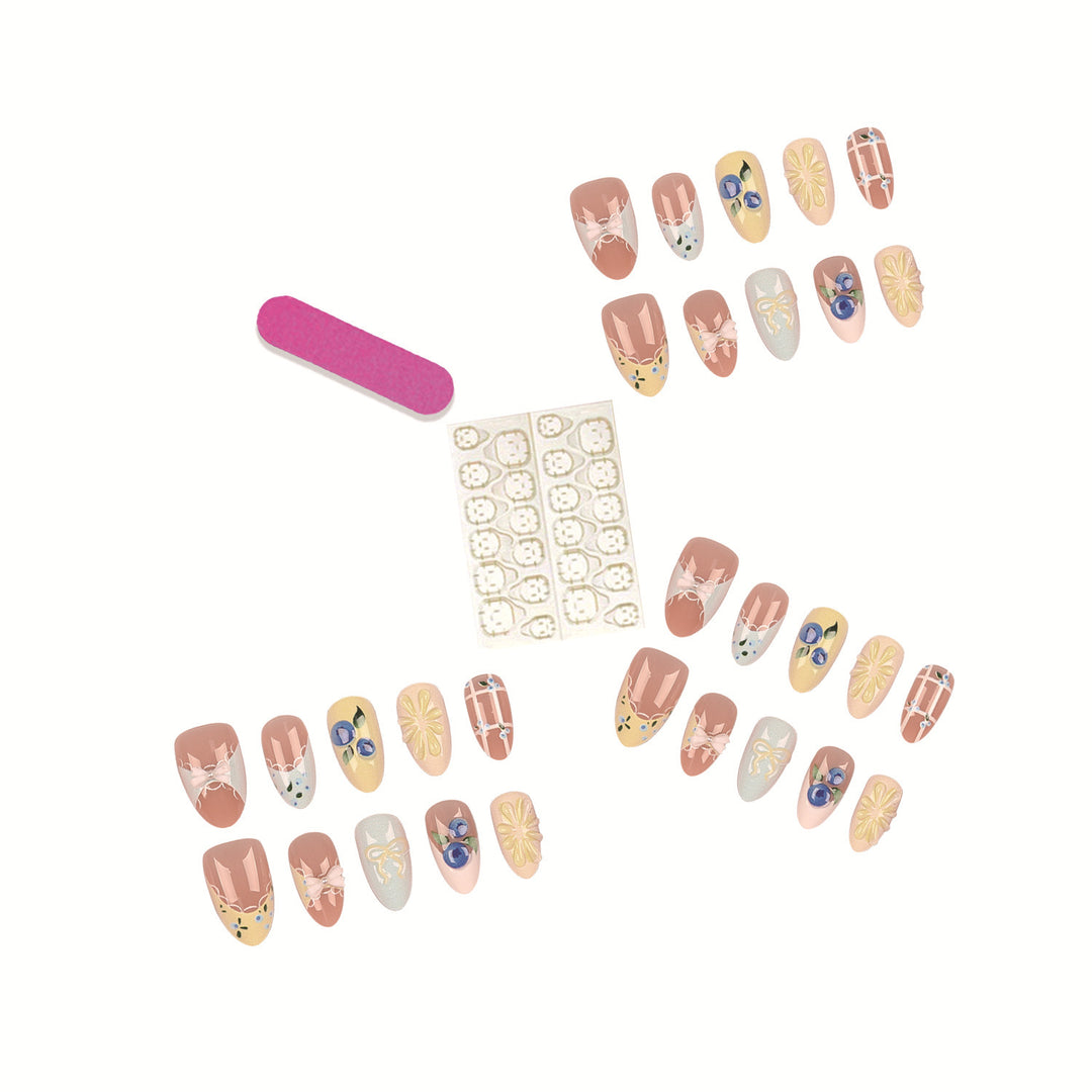 Künstlerische Press-On Nagelkunst Kollektion