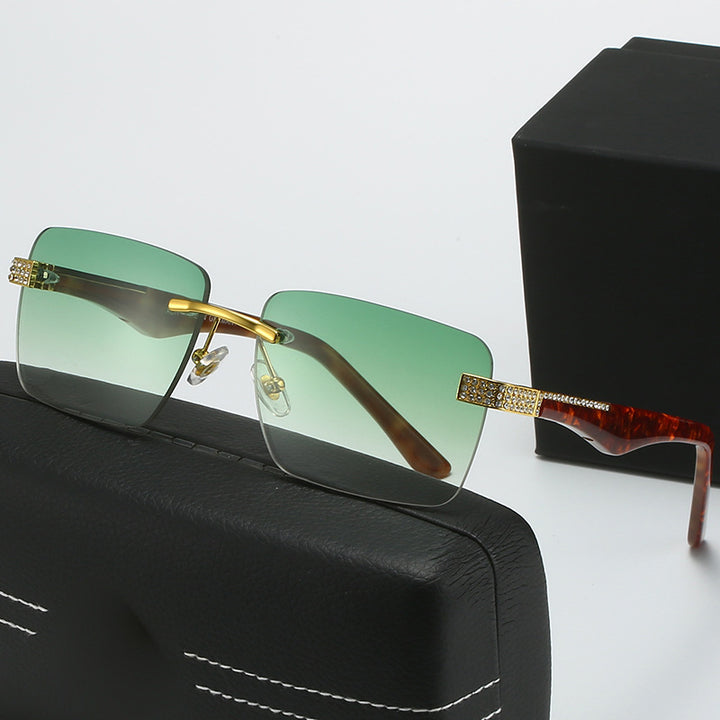 Damen modische Sonnenbrille im eleganten quadratischen Design Karnz
