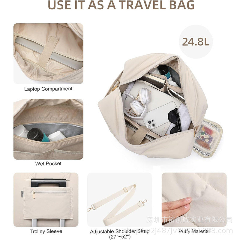 Isolierte Lunch-Tote-Tasche mit abnehmbarem Kühler Karnz