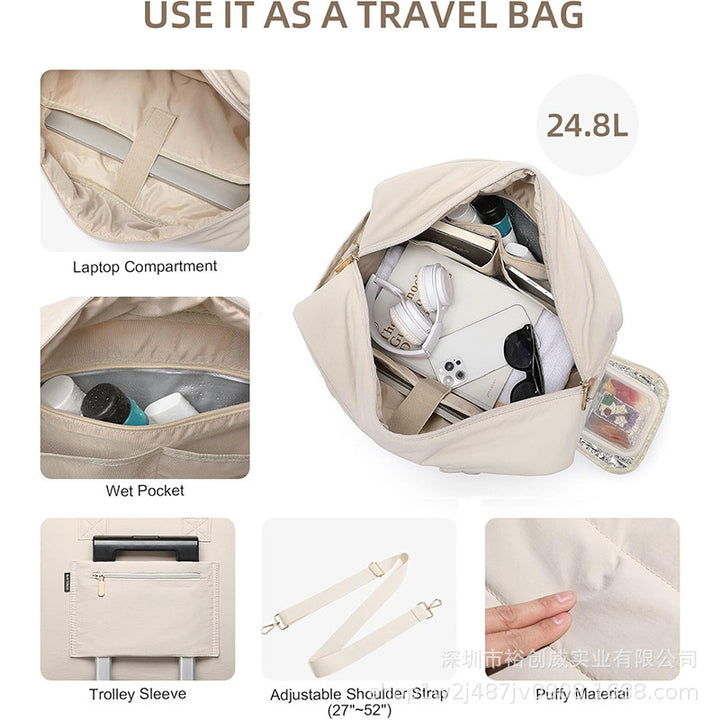 Isolierte Lunch-Tote-Tasche mit abnehmbarem Kühler Karnz