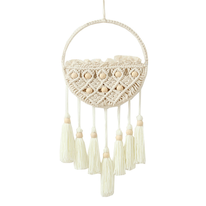 Macramé Wandbehang Dekor mit Fransen-Details Karnz