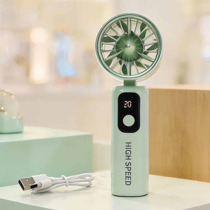 Damen Tragbarer Hochgeschwindigkeits-Handventilator Karnz