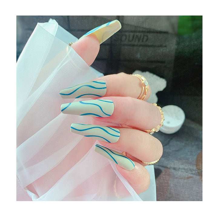 Künstlerische Lange Nageldesigns