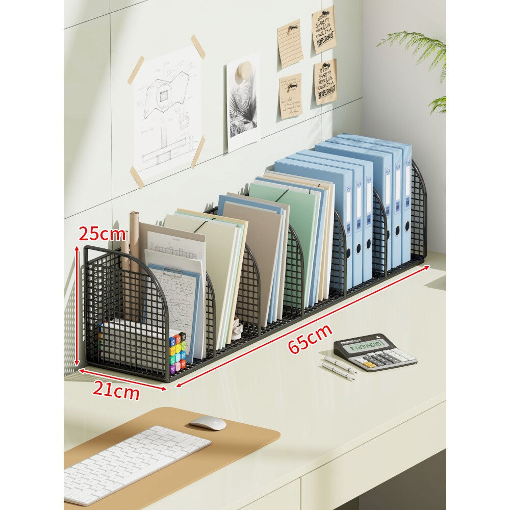Multi-Tier Winkel Metallnetz Desktop Datei- und Ordnerorganisator