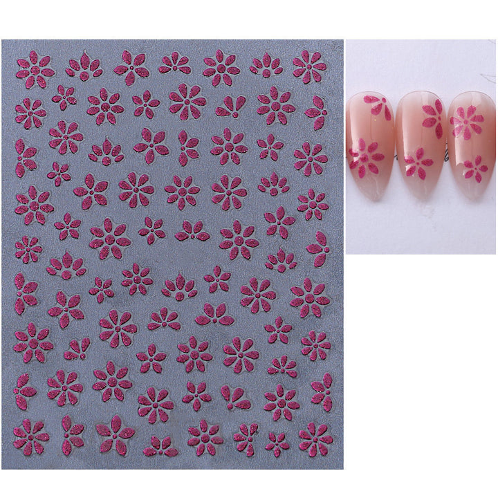 Dekorative Florale Nagel Kunst Aufkleber  1791507059