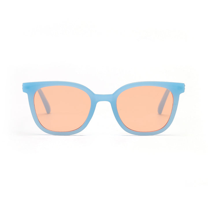 Damen modische Sonnenbrille mit modernem Kunststoffrahmen Karnz