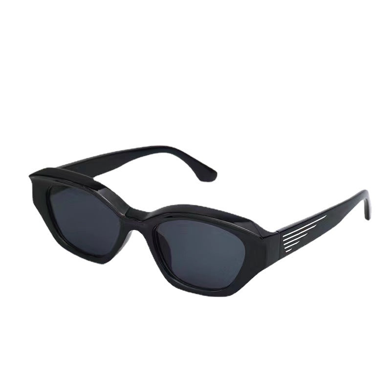 Damen Designer-Sonnenbrille mit markantem polygonalen Rahmen und UV-Schutz Karnz
