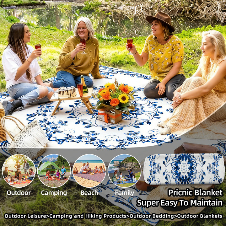 Mandala Design Strandmatte Karnz
