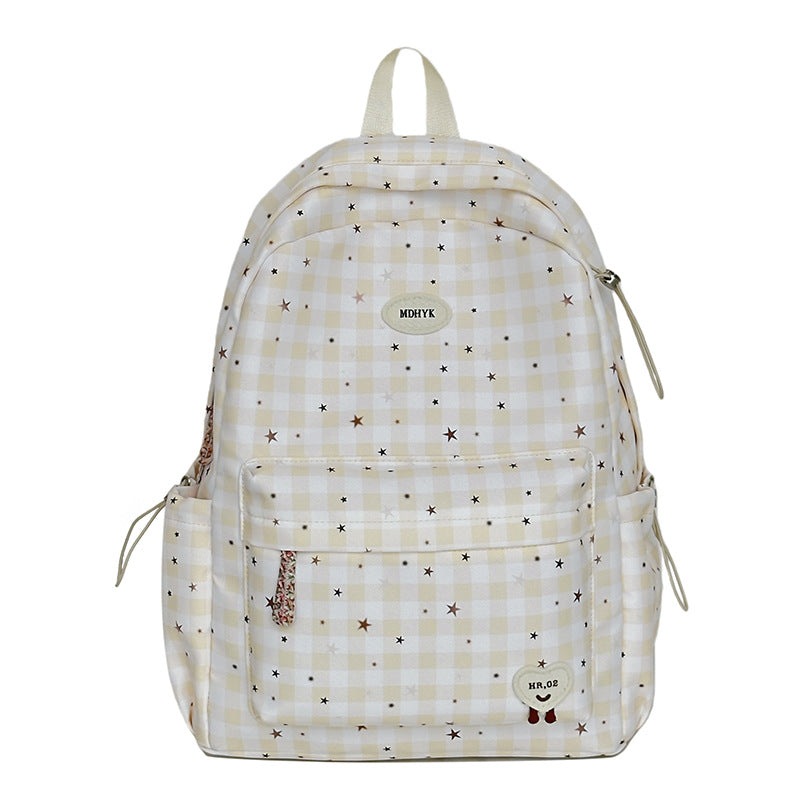 Stylischer kariert Mini Rucksack Karnz
