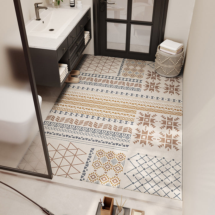 Tribal-Muster-Badezimmermatte Karnz