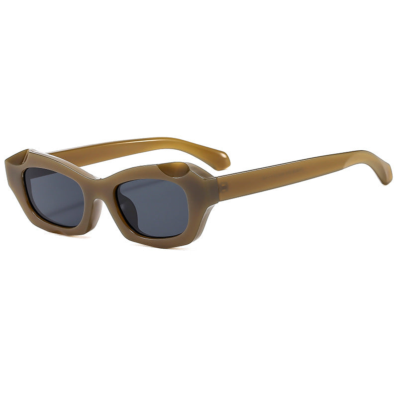 Damen Modische Sonnenbrille mit markantem Design und UV-Schutz Karnz