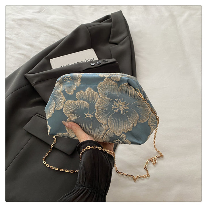 Bestickte Abendclutch Karnz