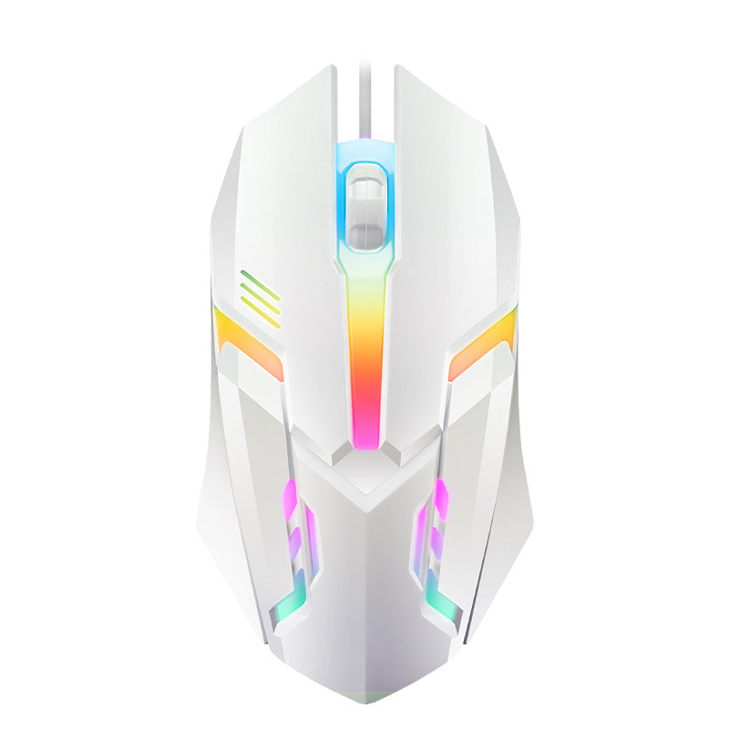 Hochpräzise ergonomische Gaming-Maus für Männer mit RGB-Beleuchtung Karnz