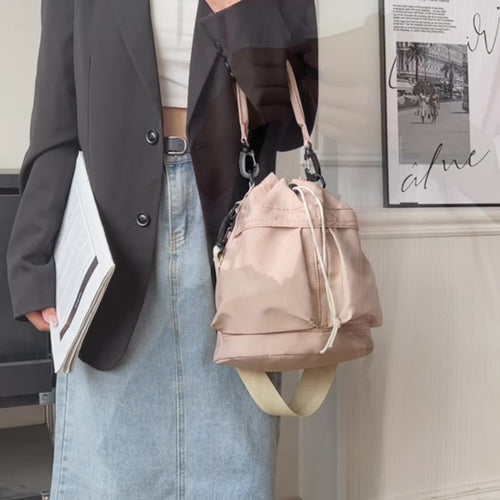 Stilvolle Bucket-Handtasche Karnz