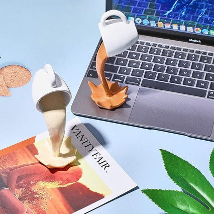 Originelle Kaffeetasse im kreativem Auslauf-Design Karnz