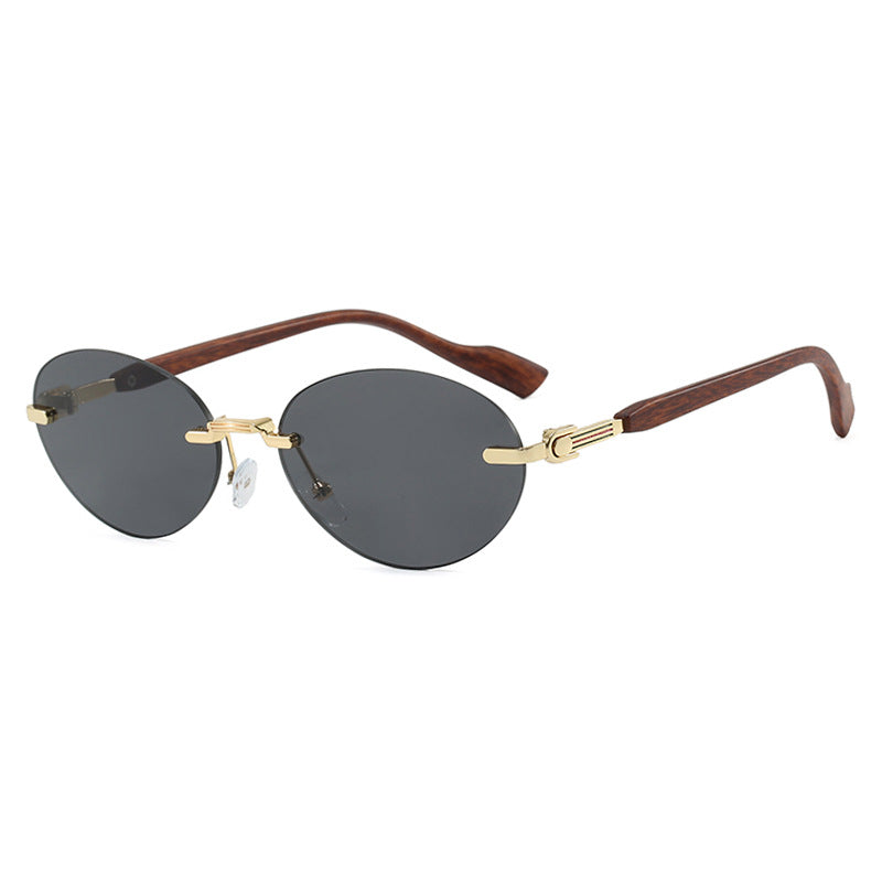 Damen modische Sonnenbrille im eleganten Retro-Stil mit hochqualitativen Gläsern und Holzdetails Karnz