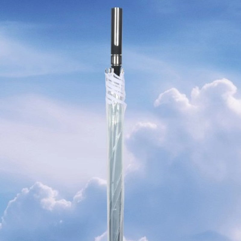 Damen Transparenter Schirm mit ergonomischem Griff Karnz