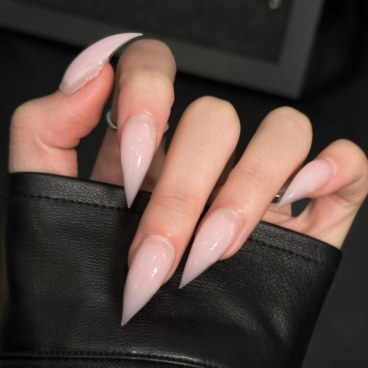 Elegante Press-On Stiletto Nagelverlängerungen