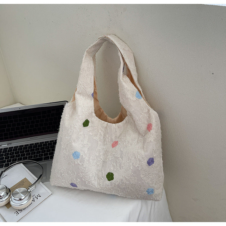 Bestickte Canvas Tote Bag Karnz