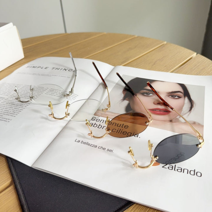 Moderne Runde Rahmen Brille Karnz
