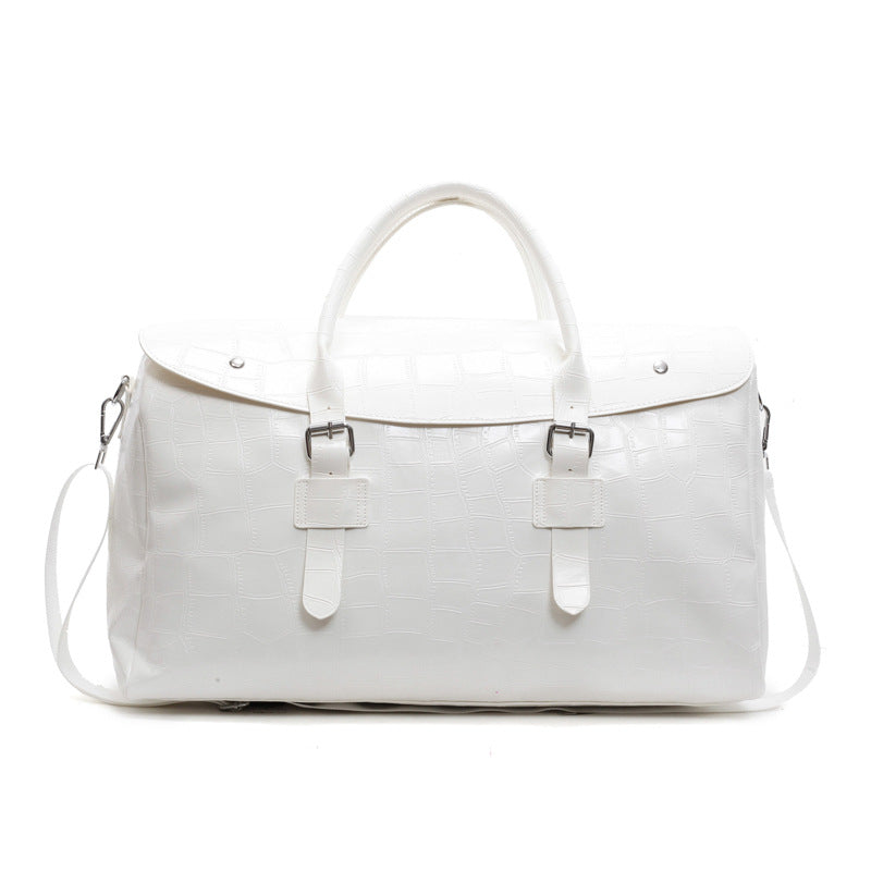 Krokodilstruktur Luxus Reise Duffle Tasche Karnz