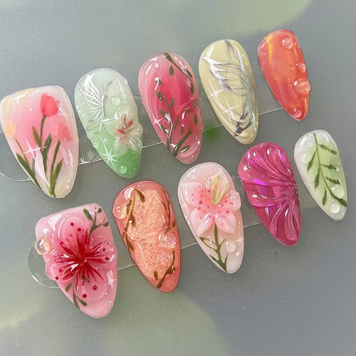 DIY Press-On Nail Art Set Karnz