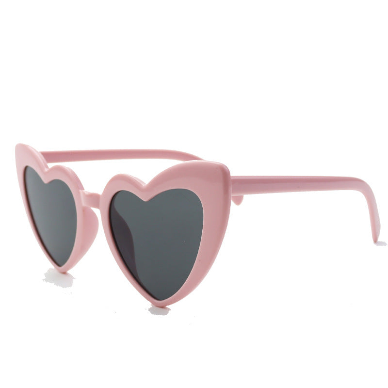 Herzförmige Retro-Sonnenbrille Karnz