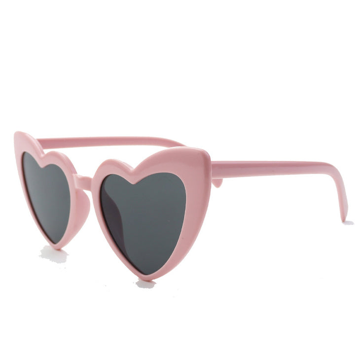 Herzförmige Retro-Sonnenbrille Karnz