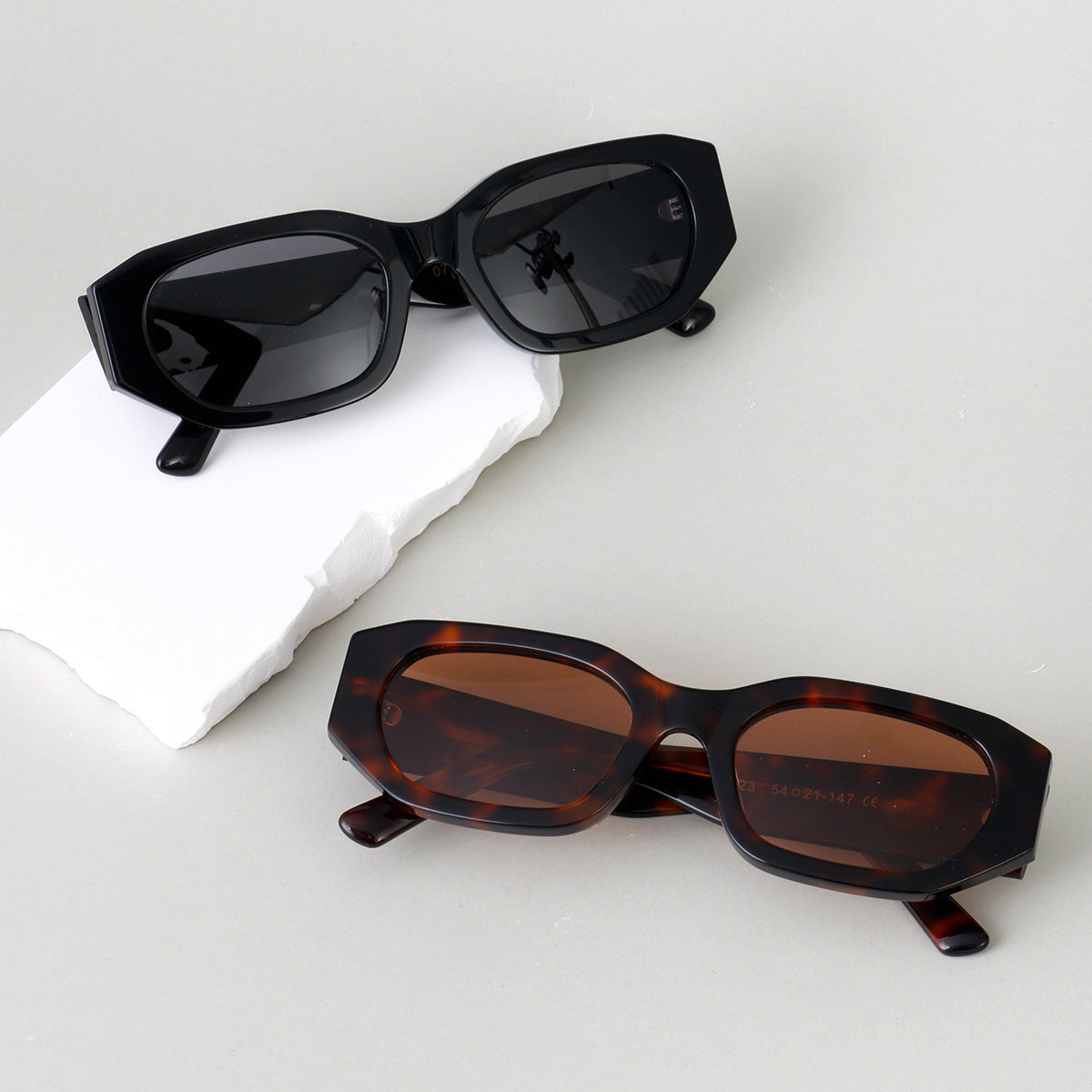 Damen modische Sonnenbrille im stilvollen, oversized Design Karnz