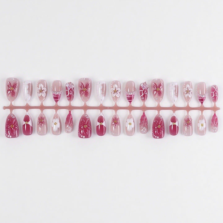 Professionelles Press-On-Nagelset mit trendigen Designs Karnz