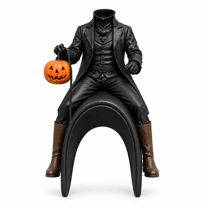 Dekorative Halloween-Figur mit Kürbis Karnz
