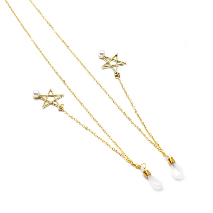 Stern-Motiv Brillenkette Karnz