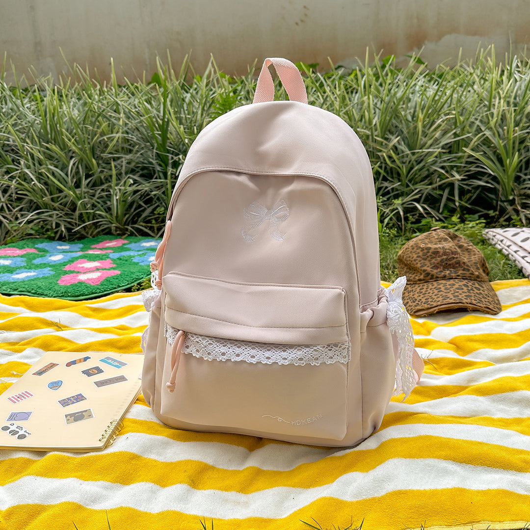 Charmanter mit Schleifen verzierten Rucksack Karnz