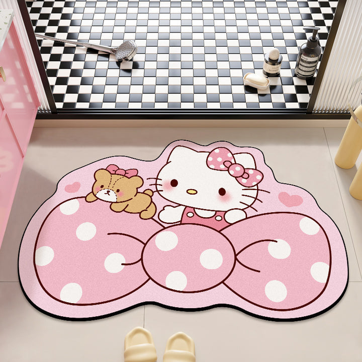 Hello Kitty Plüsch-Badevorleger für Badezimmer