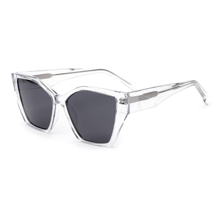 Damen Sonnenbrille im modernen, asymmetrischen Design mit polarisierenden Gläsern Karnz