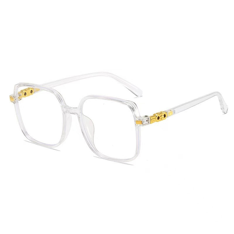 Chic Transparente Rechte Rahmen Brille Karnz