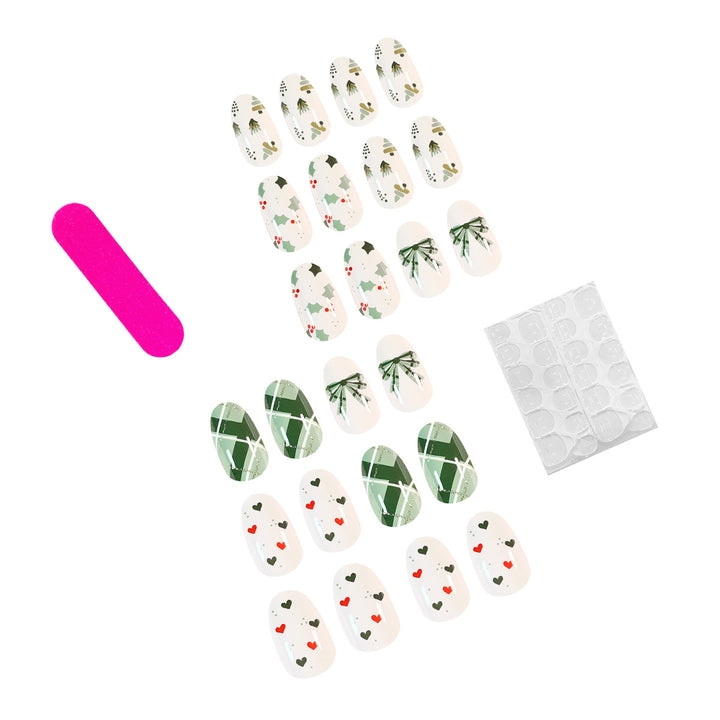 Kreative Weihnachtskunstnägel Karnz