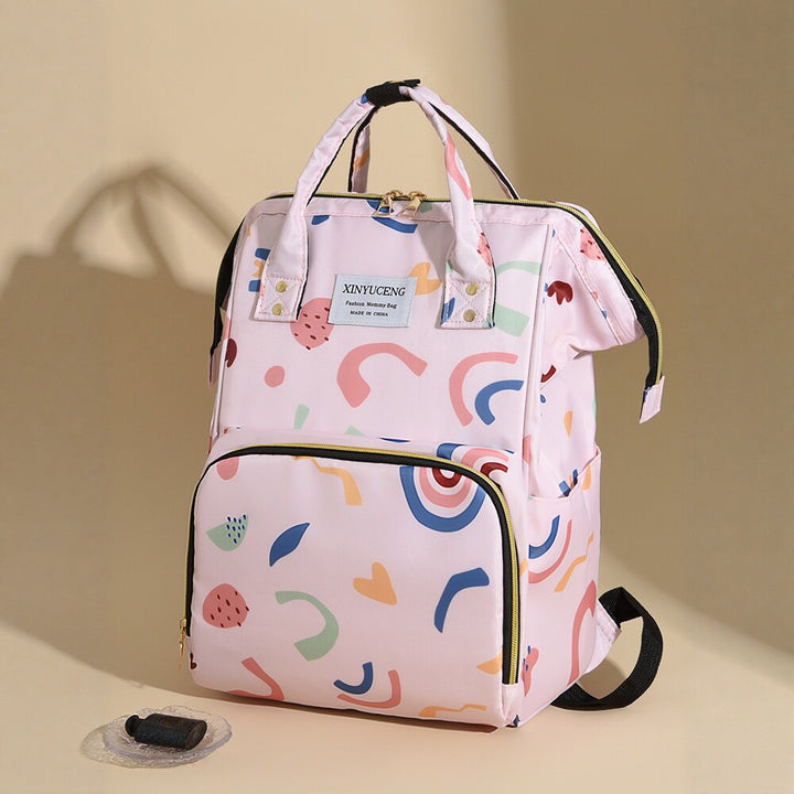 Trendiger Tierdruck Wickelrucksack Karnz