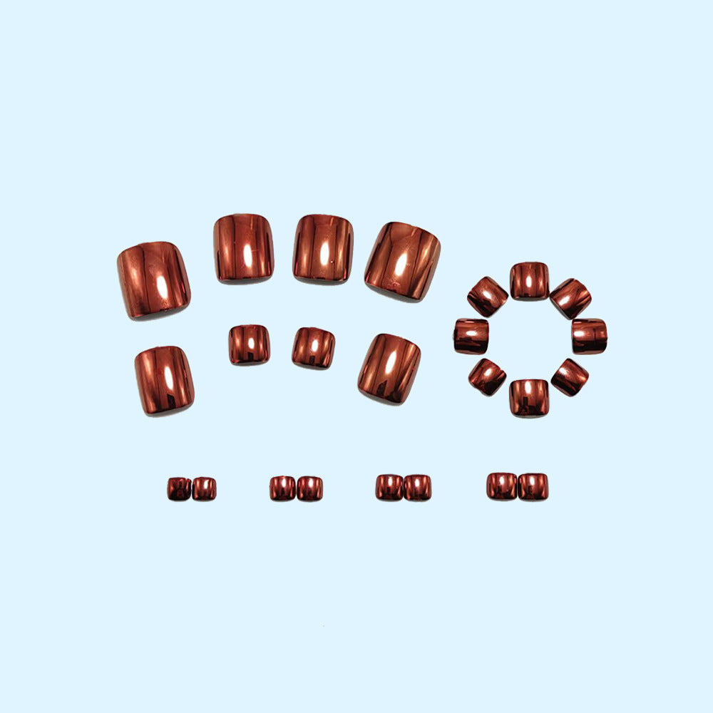 Fußnagelkunst-Design mit Hochglänzendem Effekt Karnz