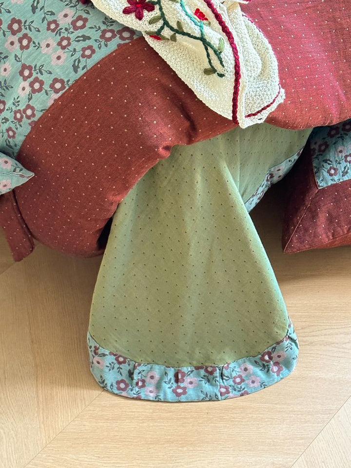 Luxuriöse Wendebettwäsche-Garnitur mit Schleifendetails