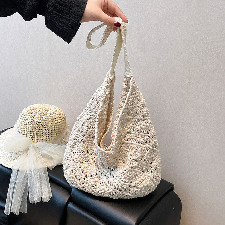 Ethisch Hergestellter Handgewebter Häkel-Tote-Bag Karnz