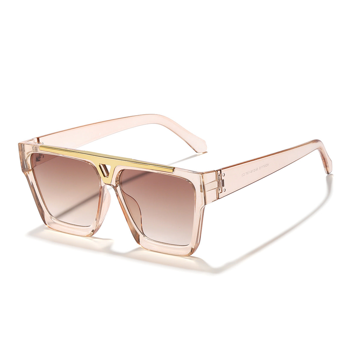 Damen trendige Sonnenbrille mit minimalistischem Rahmen Karnz