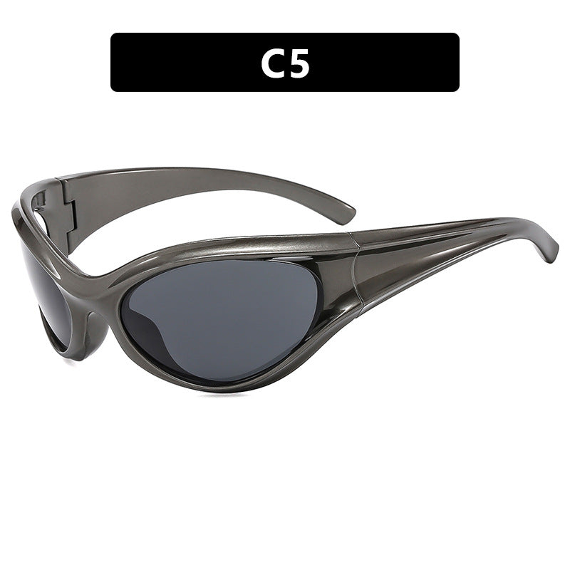 Damen sportliche Sonnenbrille mit aerodynamischem Design Karnz