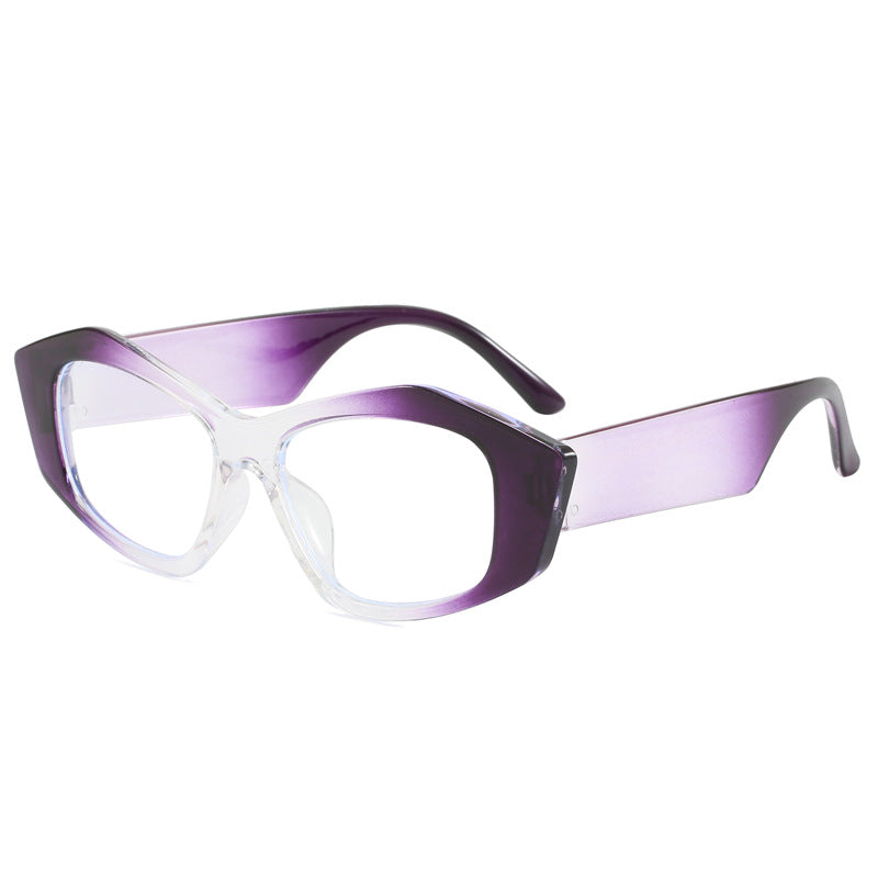 Damen Modische Augenbrille mit auffälliger Rahmenform Karnz
