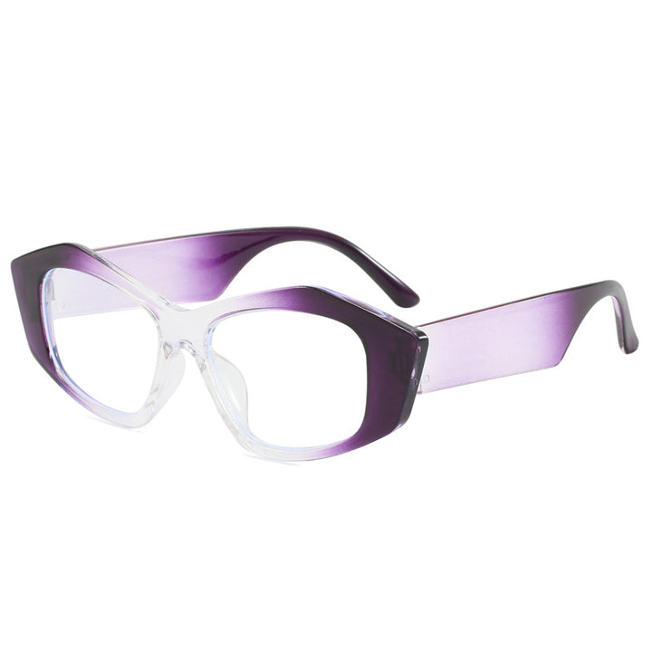 Damen Modische Augenbrille mit auffälliger Rahmenform Karnz