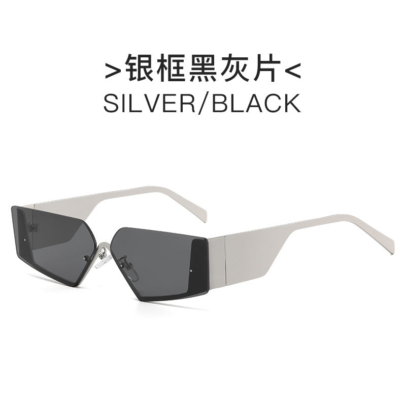 Damen exklusive geometrische Sonnenbrille Karnz