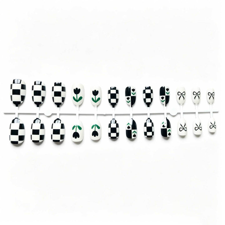 Künstlerisches Gel-Nageldesign
