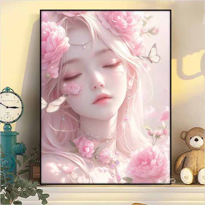 Ethereal Floral Fantasy Art Print Karnz