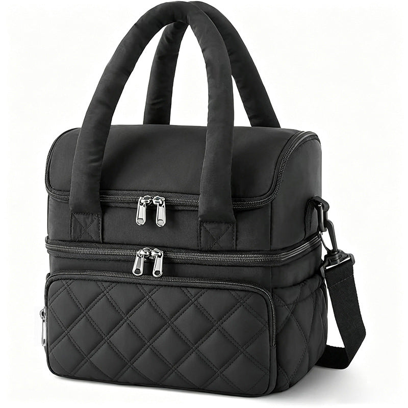 Stylische gesteppt isolierte Lunch-Tasche Karnz