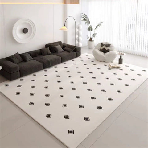 Geometrisch gemusterter Teppich Karnz